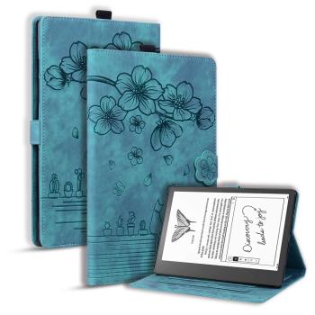 ART FLOWER Zaklápacie puzdro Amazon Kindle Scribe 2022 zelené