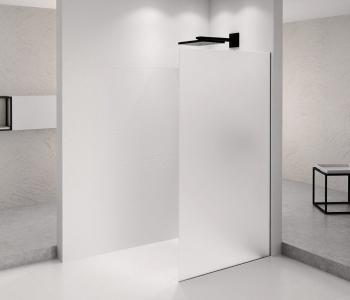 POLYSAN - ARCHITEX BLACK MATT sprchová zástena 762 matné sklo AXB80MT