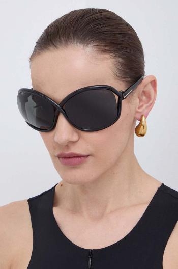 Slnečné okuliare Tom Ford dámske, čierna farba, FT1068_6801A