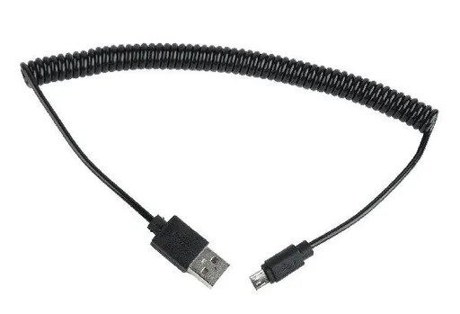 GEMBIRD CABLEXPERT Kábel USB A Male/Micro USB Male 2.0, 1,8 m, Black, krútený