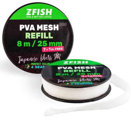 Zfish náhradná pančucha pva pro refill 8 m - 25 mm