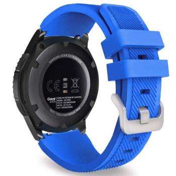 BStrap Silicone Sport remienok na Huawei Watch GT/GT2 46mm, blue (SSG006C0303)