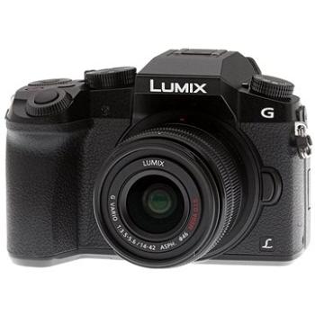 Panasonic LUMIX DMC-G7 čierny + objektív LUMIX G VARIO 14–42 mm (F3.5–5.6) (DMC-G7KEG-K)