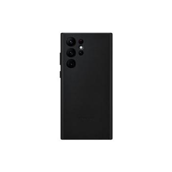 Samsung Galaxy S22 Ultra 5G Kožený zadný kryt čierny (EF-VS908LBEGWW)