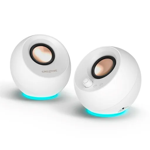 Creative repro Pebble Pro - mobilný reproduktor - biely