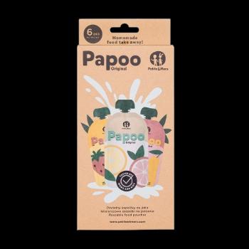 PETITE&MARS Vrecko na jedlo Papoo Original 6 ks