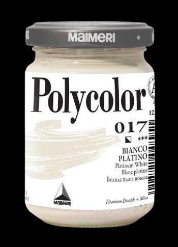 MAIMERI POLYCOLOR - Jemné vinylové farby 017 - platinum white, 140 ml
