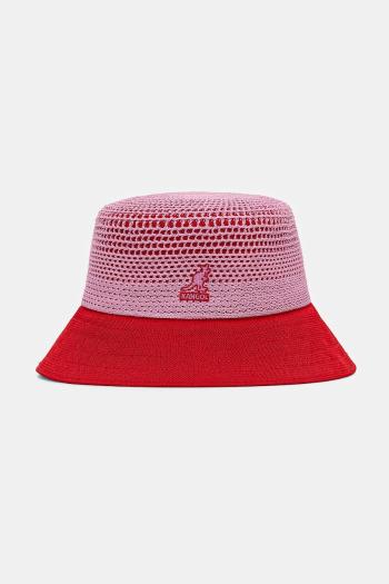 Klobúk Kangol DOUBLE MESH LAHINCH ružová farba, K3745.PS664