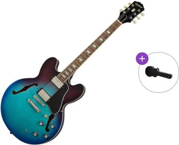 Epiphone ES-335 Figured SET Blueberry Burst Semiakustická gitara