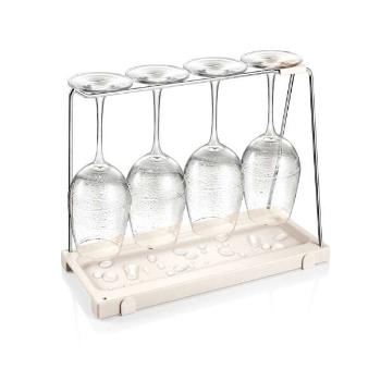 FlexiSPACE Borospohár tartó csepegtetővel 330 x 148 mm