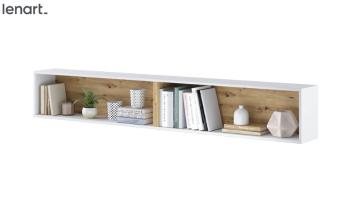 Dig-net nábytok Polica Lenart BED CONCEPT BC-30 | biela / dub artisan