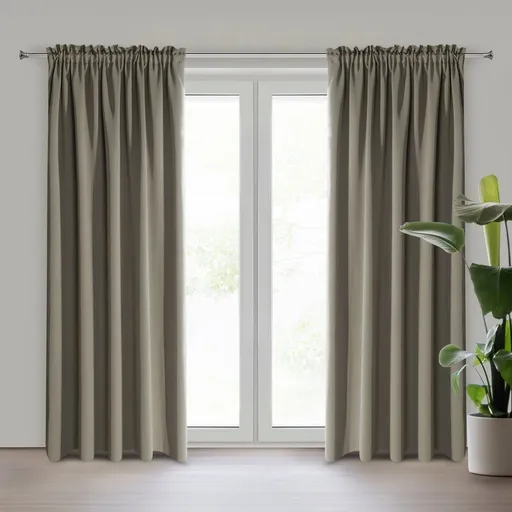 ArtFir Zatemňovací záves LOGAN P | tmavobéžová 135 x 270 cm