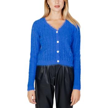 Vero Moda  10291092 - VMLAPOILU LS V-NECK BOO REP  Vesty bez rukávov/Cardigany Modrá