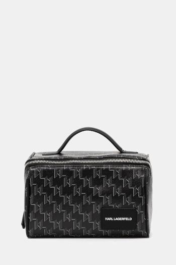 Kozmetická taška Karl Lagerfeld K/VOYAGE čierna farba, A3M32101