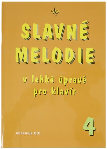 KN Slavné melodie v lehké úpravě pro klavír 4.díl