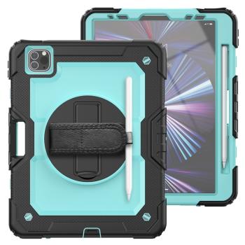 SOLID 360 Odolný obal pre Apple iPad Pro 11 2024 svetlomodrý