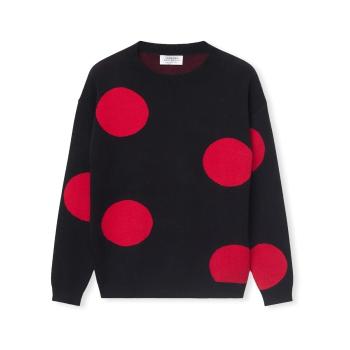 Compania Fantastica  COMPAÑIA FANTÁSTICA Knit 10283 - Polka Dots  Svetre Červená