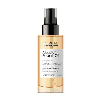 L'Oréal Professionnel Multifunkčný olejová bezoplachová starostlivosti s proteínom a zlatou quinoa pre suché a poškodené vlasy Serie Expert Absolut Repair 90 ml