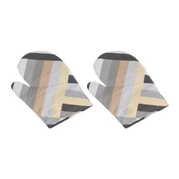 Mănușă de bucătărie Bellatex Stripe, 28 x 18 cm, 2 buc