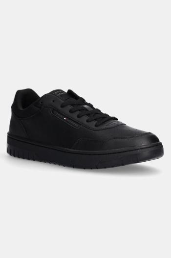 Tenisky Tommy Hilfiger TH BASKET CORE LITE LTH čierna farba, FM0FM05369