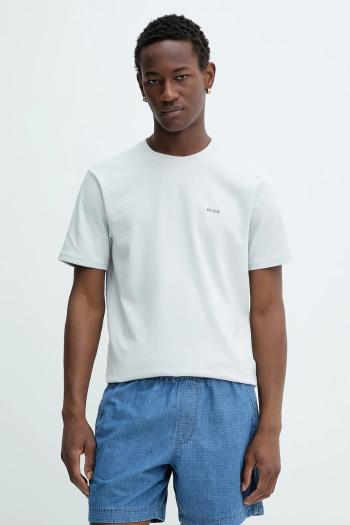 Tričko Hollister Co. pánske, šedá farba, jednofarebné, KI323-5499