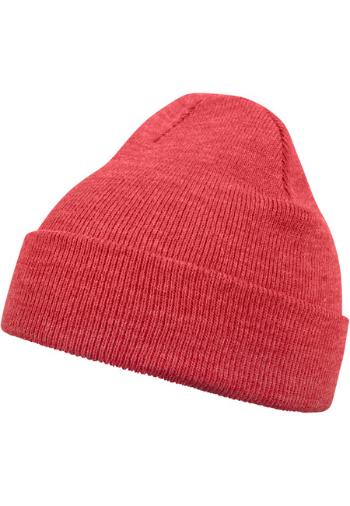 Urban Classics Beanie Basic Flap h.red - UNI