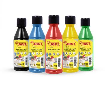 JOVI JOVIDECOR ACRYL - Akrylové farby 250 ml 68037 - strieborná