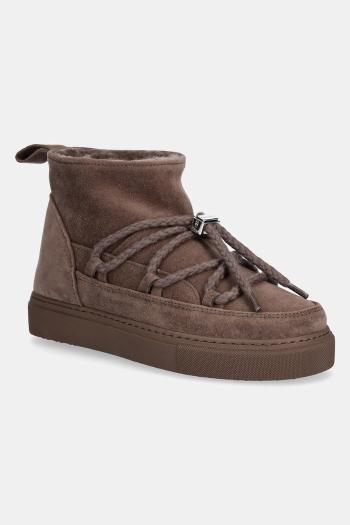 Semišové snehule Inuikii Classic Low hnedá farba, 1001.001.0092.163