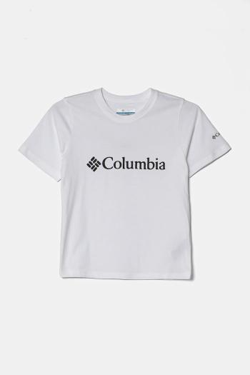 Detské bavlnené tričko Columbia tmavomodrá farba, s potlačou, 1989781