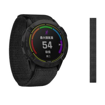 NYLON Remienok Garmin Fenix 6 čierny