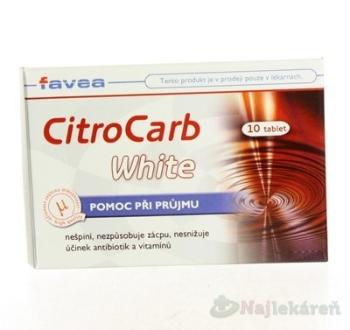 CitroCARB White na zníženie nadúvania a zmiernenie preháňania tbl 1x10 ks