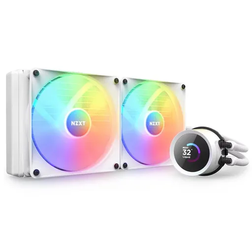 NZXT vodný chladič Kraken 280 RGB / 2x140mm fan / LCD disp. / 6 rokov / LGA1851 / AM5