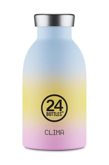 Termo fľaša 24bottles Clima Bottle 330ml Aurora žltá farba, Clima.330.Aurora