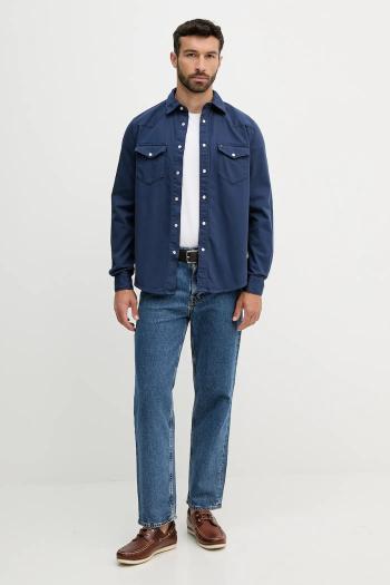 Rifľová košeľa Tommy Hilfiger regular, s klasickým golierom, MW0MW40684