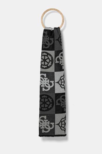 Šatka Guess dámska, šedá farba, vzorovaná, AW5248 POL03