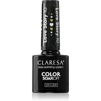 Claresa SoakOff UV/LED Color Love Story gélový lak na nechty odtieň 10 5 g