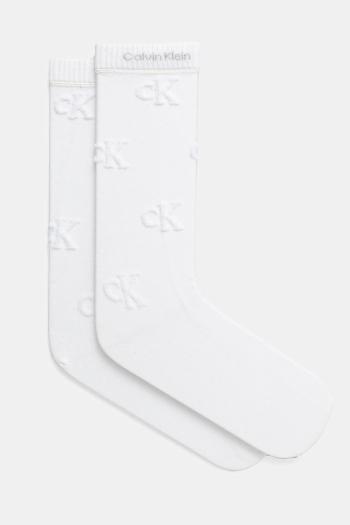 Ponožky Calvin Klein Jeans pánske, biela farba, 701232658