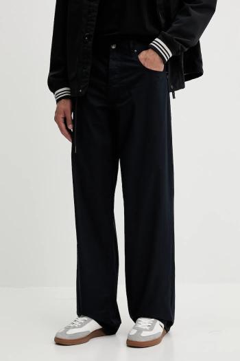 Bavlnené nohavice Armani Exchange tmavomodrá farba, rovný strih, XM000076 AF11882
