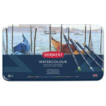 Sada pastelek Derwent Watercolour 36ks