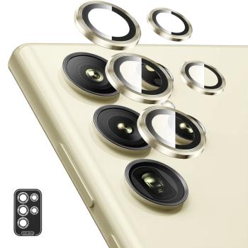 ENKAY ALU Sklo pre fotoaparát Samsung Galaxy S25 Ultra 5G GOLD