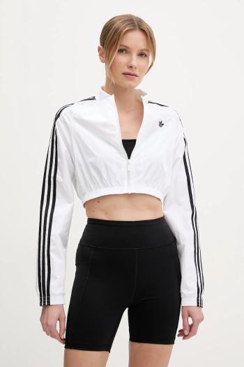 Mikina adidas Originals Teamgeist dámska, biela farba, s nášivkou, JD0265