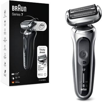 Braun Series 7 71-S1000s Elektrický Holiaci Strojček, Strieborný (4210201433705)