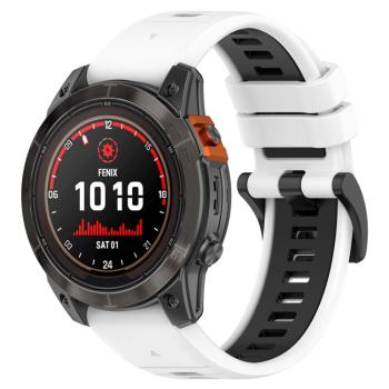 SPORTY Univerzálny remienok pre Garmin Fenix 7 Pro / 7 Pro Solar / 7 Pro Sapphire biely