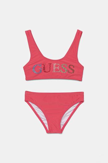 Dvojdielne detské plavky Guess 2-pak ružová farba, J5GZ00 KCA60