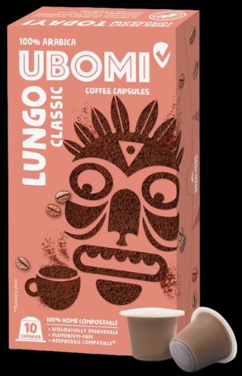 UBOMI Lungo Classic 100% Arabica RFA kávové kapsule 10 ks