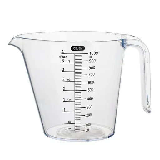 Plastová odmerka s výlevkou TORO 1000ml