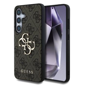 GUESS 4G METAL Kryt pre Samsung Galaxy S25 Plus 5G hnedý
