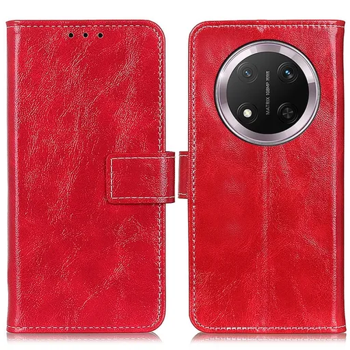 RETRO Peňaženkový obal Honor Magic7 Lite 5G červený