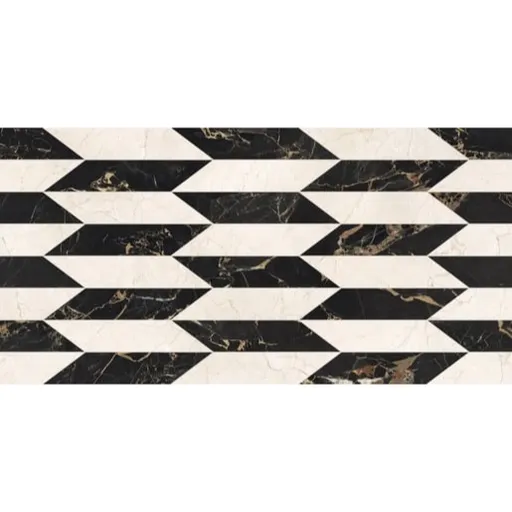 Dlažba Dom Intarsi gala satin 3D 60x120 cm leštená INW00206TS