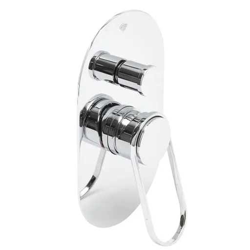 Sprchová a vaňová batéria SAT Fusion vrátane podomietkového telesa chróm SATBSFU215KPN